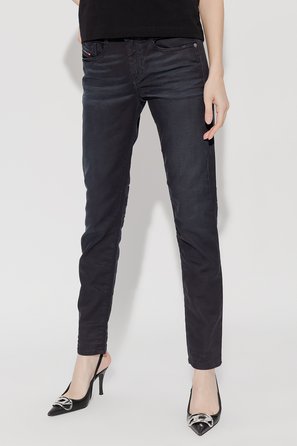 Black 'D-OLLIES-NE' jeans Diesel - Vitkac Canada